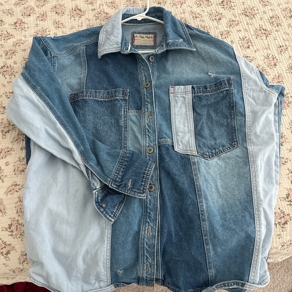 Mountain roads free people button up